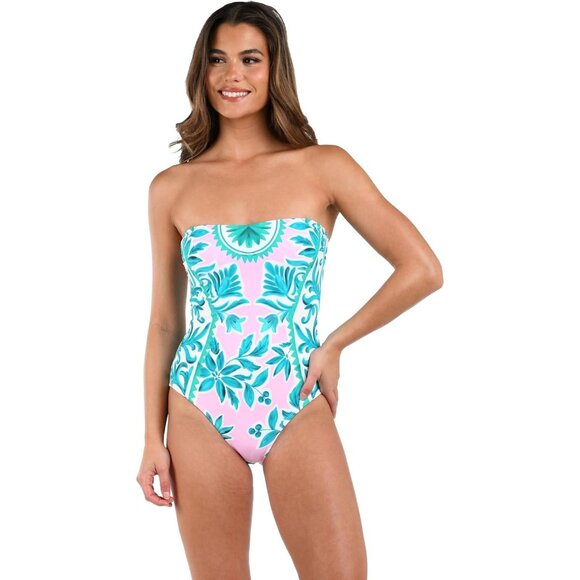 $137 La Blanca Women's One-Piece Swimsuit Lingerie Tummy Control Bathing Suit 12 - Picture 3 of 4
